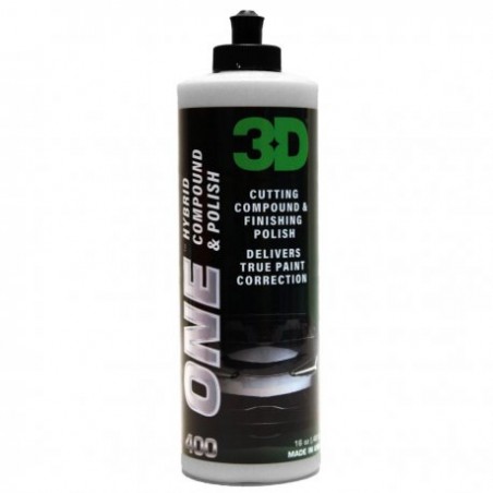 3D CAR CARE ONE HYBRID COMPOUND&POLISH 473ML