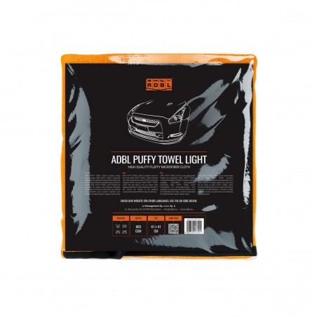 ADBL PUFFY TOWEL LIGHT 41 cm x 41 cm, 600 GSM