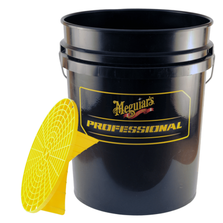 Meguiar's Professional Wash Bucket + Grit Guard Black