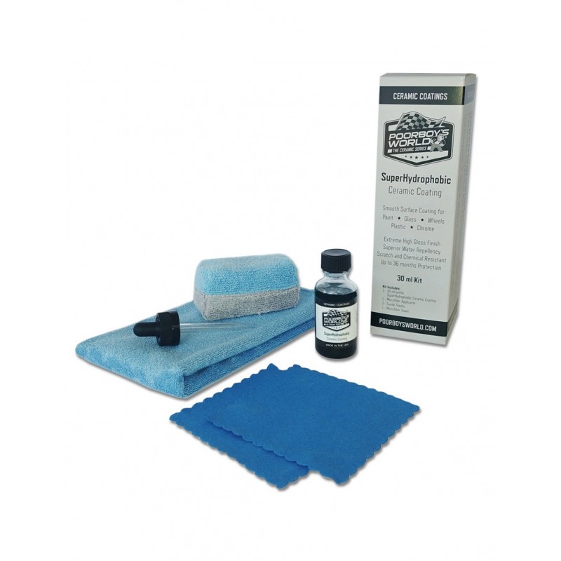 Poorboy's World SuperHydrophobic Ceramic Coating 30 ml Kit