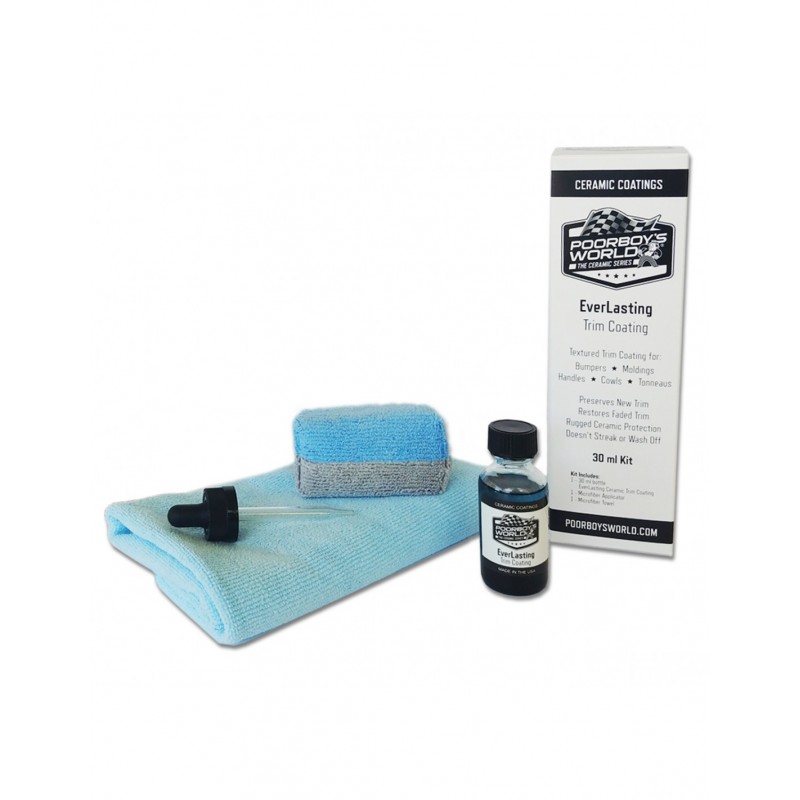 Poorboy's World Everlasting Ceramic Trim Coating 30 ml Kit