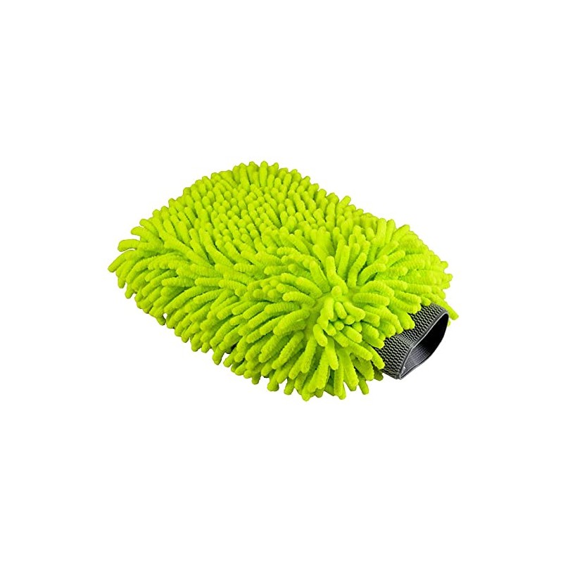 Cosmetic4car Car Wash Mitt LIME - rękawica mikrofibrowa do mycia