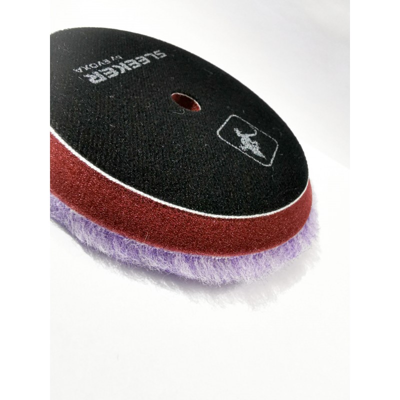 Evoxa SLEEKER DA MASTER WOOL FURIOUS LILY Short Hair Cutting Pad Wełna Polerska Mocno Tnąca Dual Action 130/150mm