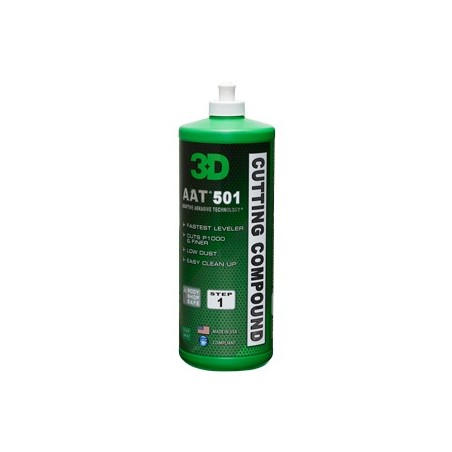 3D Car Care AAT 501 CUTTING COMPOUND 946ml