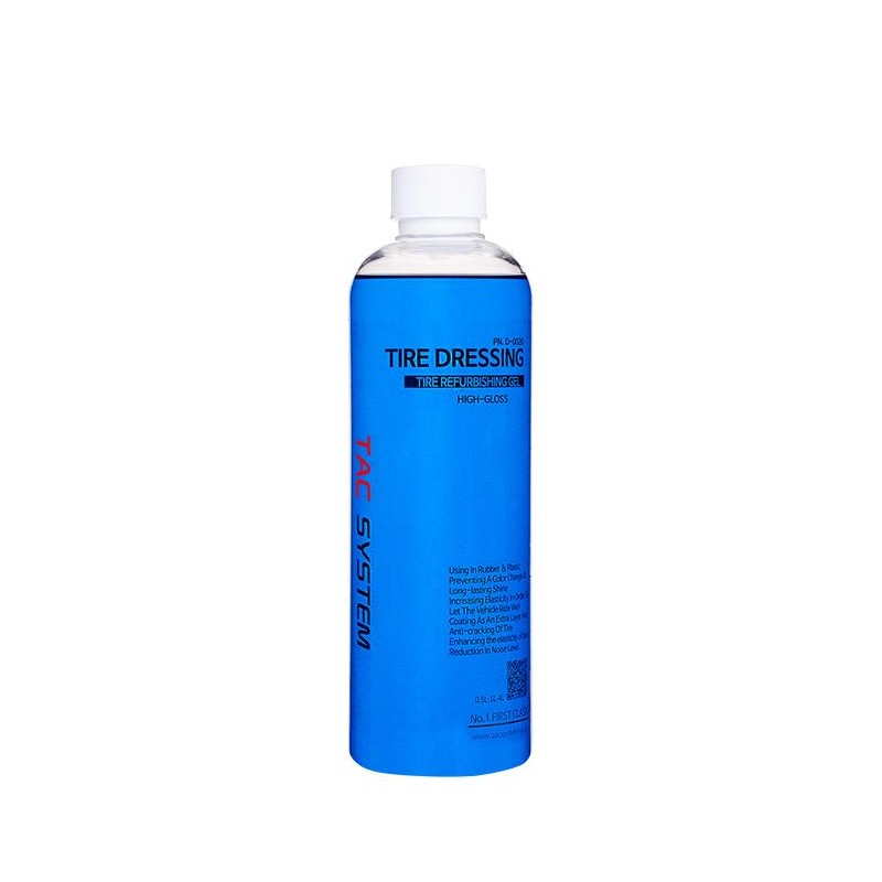 Tac System TIRE DRESSING 500ml - Long Lasting High Gloss Finish